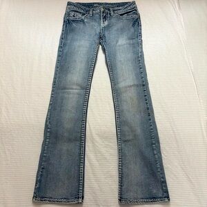 00s low rise light wash flare jeans
